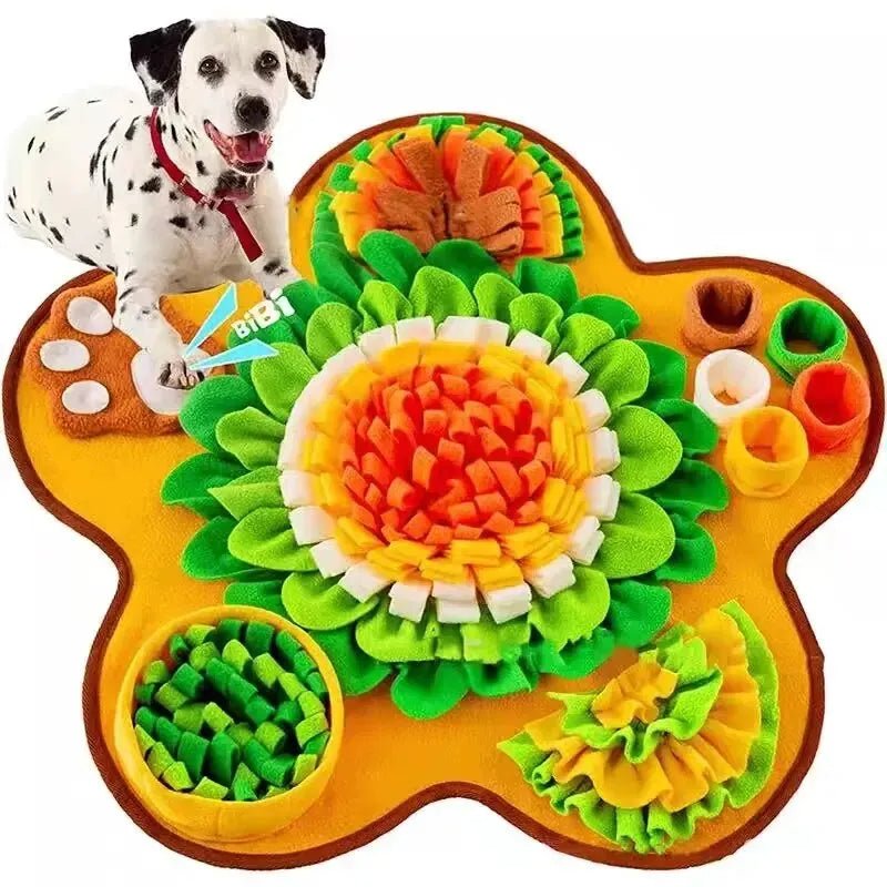 Sniff Mat for Dogs – Multi-Functional Feeding Mat, Treat Dispenser & Boredom Buster with Engaging Pup Games