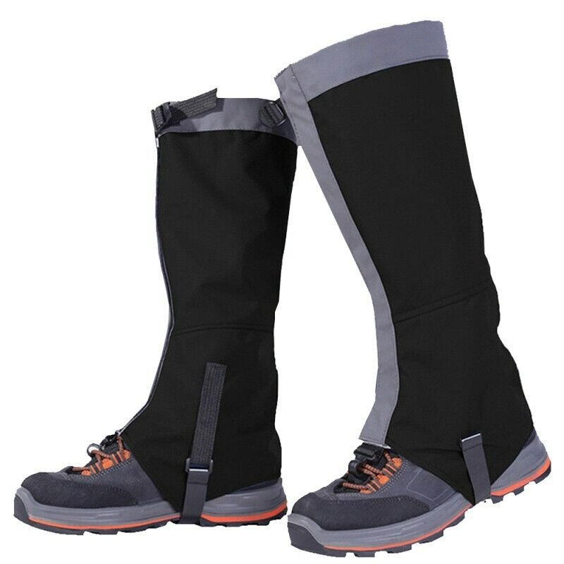 Snow Hiking Waterproof Boot Gaiters -  Safety Waterproof Leg Gaiters and Warmers