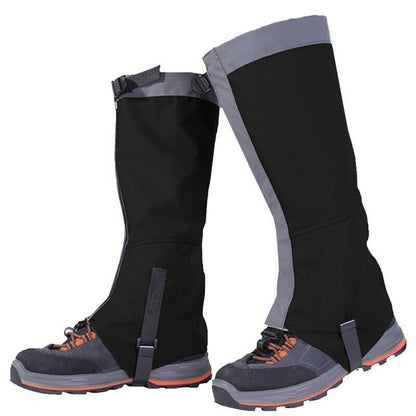 Snow Hiking Waterproof Boot Gaiters -  Safety Waterproof Leg Gaiters and Warmers