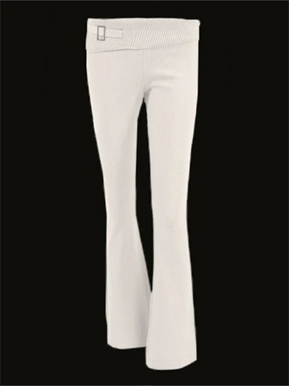 Trendy Knit Tracksuit – Cropped Hoodie & Trousers Set for Chic Comfort & Style