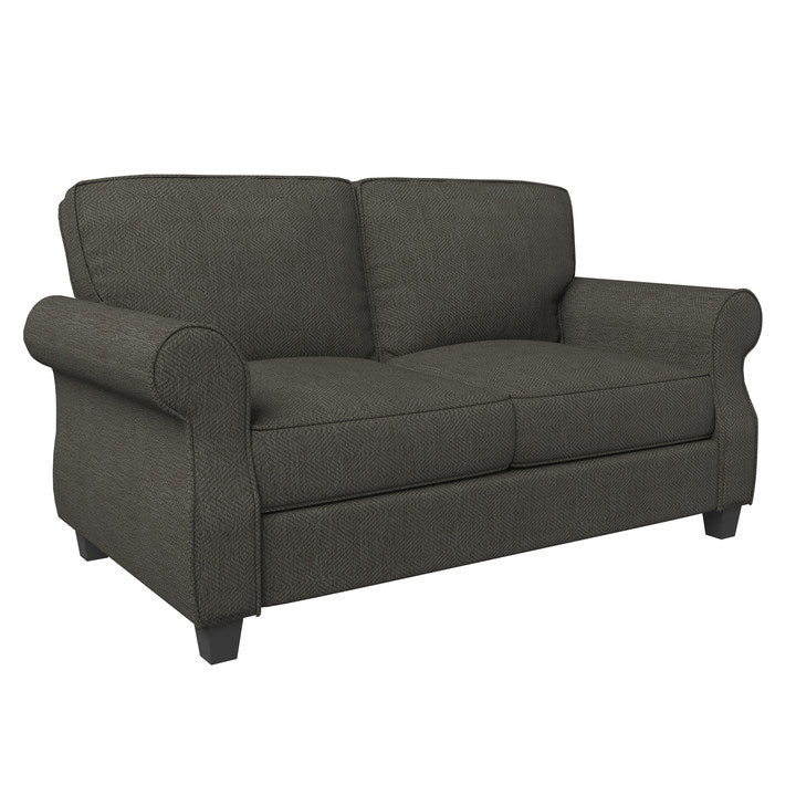 Sofa with Solid Wood Frame, Comfy Sofa Couch with Extra Deep Seats, Modern 2-Seater Sofa for Living Room, Apartment, Lounge
