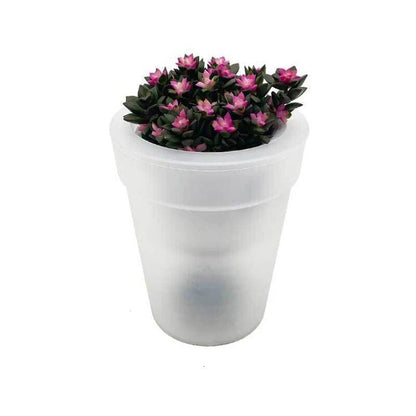 Solar Power Lighting Flowerpot - LED Solar Flower Pot Garden Decoration