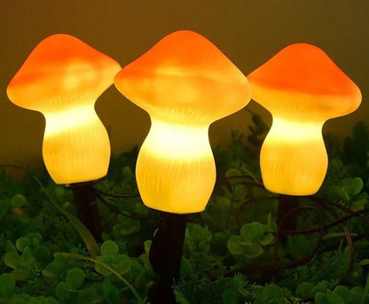 Solar-Powered Garden Mushroom Fairy Lights – IP65 Waterproof LED Garland for Enchanting Garden, Patio & Pathway Décor