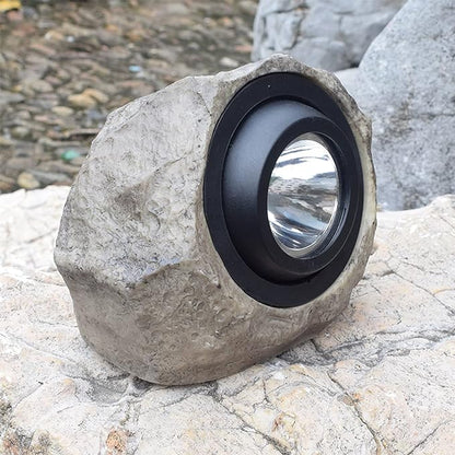 Solar Powered Light Simulation Stone Lamp - Waterproof Solar Powered Rock Light, Landscaping Spotlights