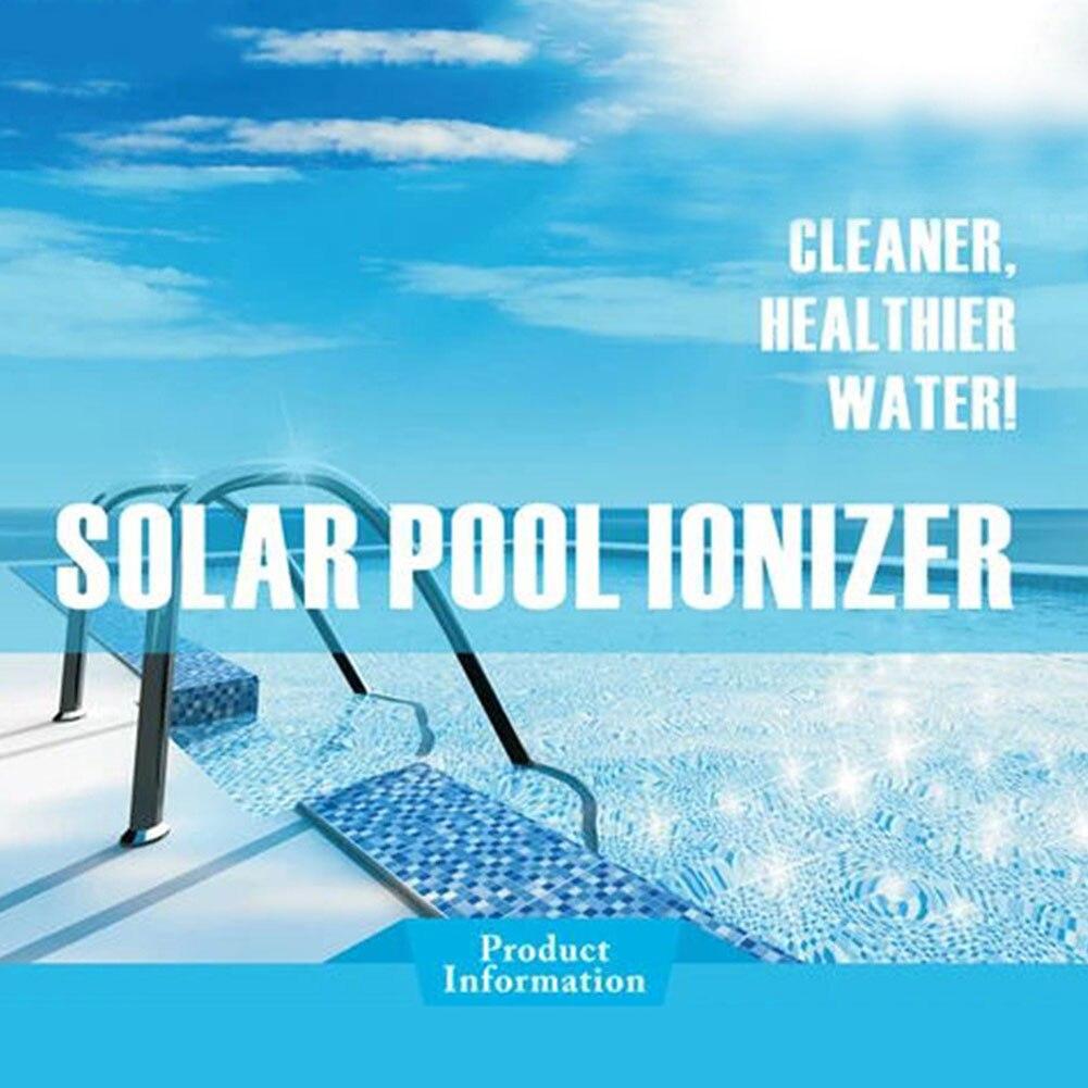 Solar-Powered Pool Ionizer - up to 85% Less Chlorine