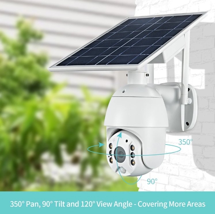 Solar Powered Security Camera