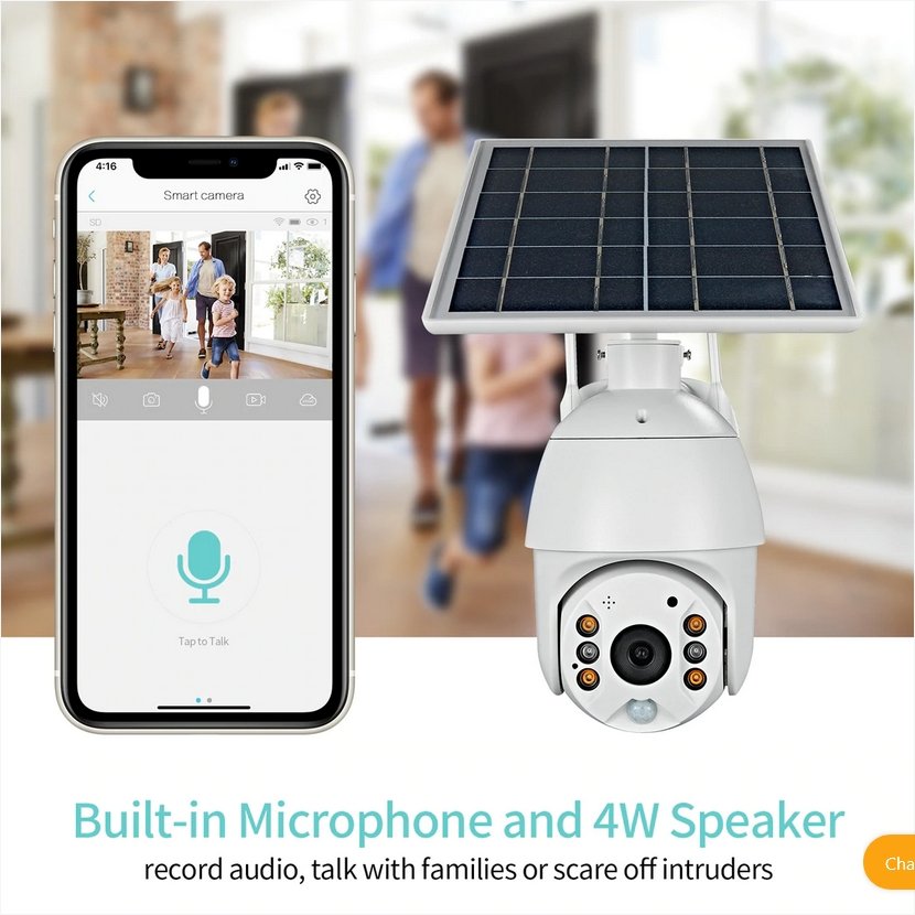 Solar Powered Security Camera