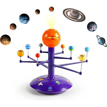 Solar System Planetary Model 8 Planets - 3D Astronomical Apparatus To Teach Children Science Stem Toys