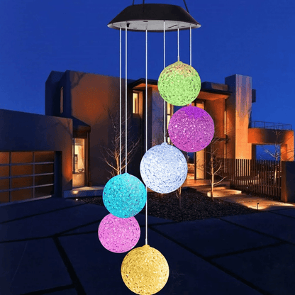 Solar Wind Chime Lights – Colorful LED Animal Pendants for a Festive Outdoor Glow