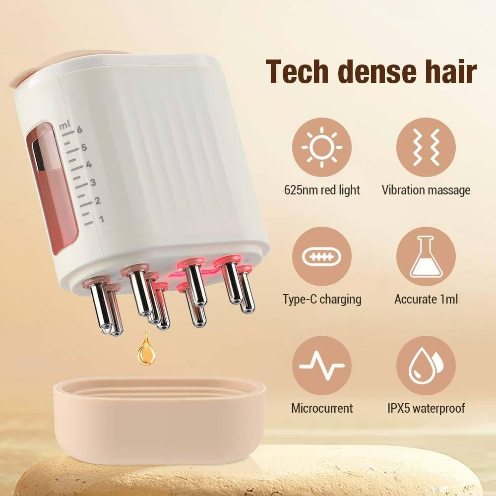 Soothe Sculpt Hair Care Aid - 2 In 1 Electric Scalp Massager And Applicator Hair Oil Scalp  Brush For Hair Treatment Growth