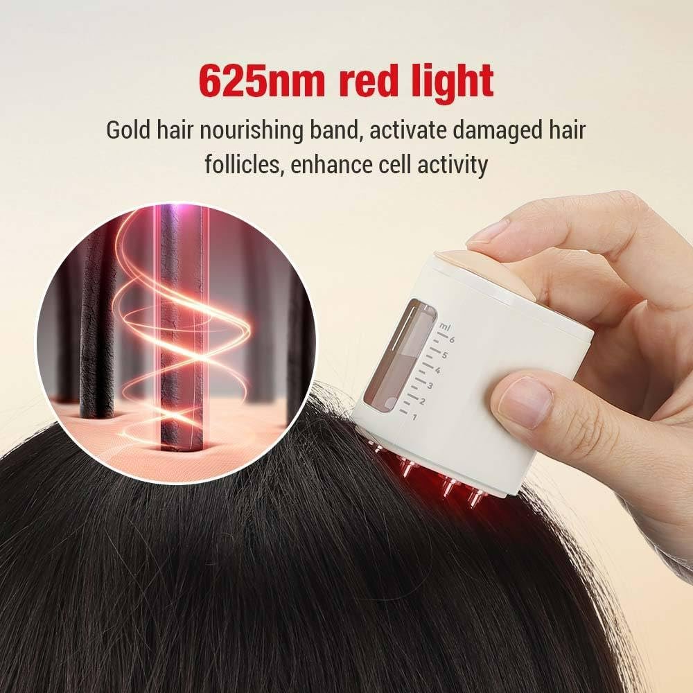 Soothe Sculpt Hair Care Aid - 2 In 1 Electric Scalp Massager And Applicator Hair Oil Scalp  Brush For Hair Treatment Growth