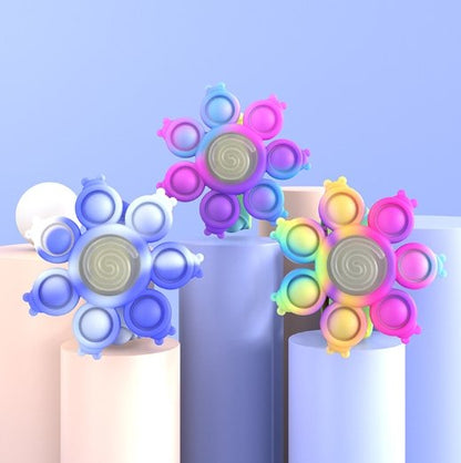 Spinning Pop Bubble Bracelet - Anti Stress Pops Wristband Light Bracelet for Kids