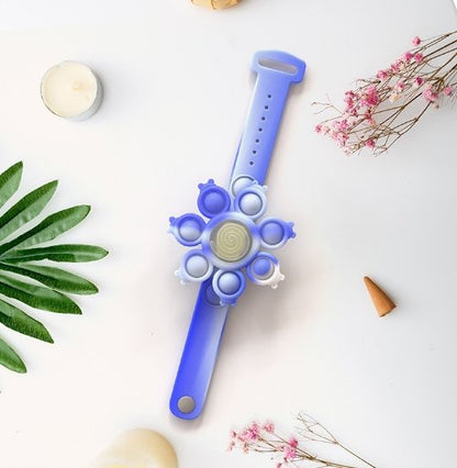 Spinning Pop Bubble Bracelet - Anti Stress Pops Wristband Light Bracelet for Kids