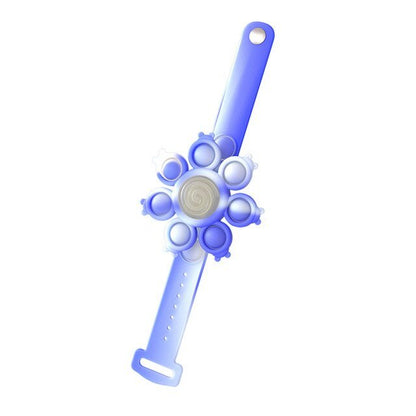 Spinning Pop Bubble Bracelet - Anti Stress Pops Wristband Light Bracelet for Kids