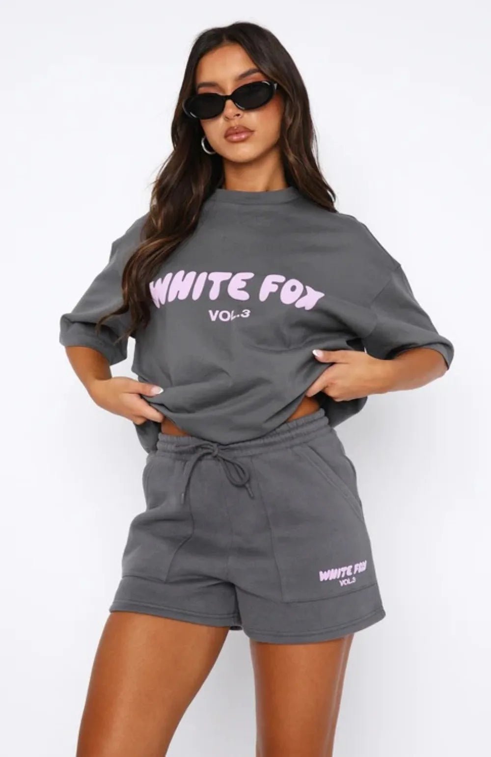 Sporty Casual Loose Printed T-Shirt and Shorts – Spring Perfect Chic Two-Piece Set for Women