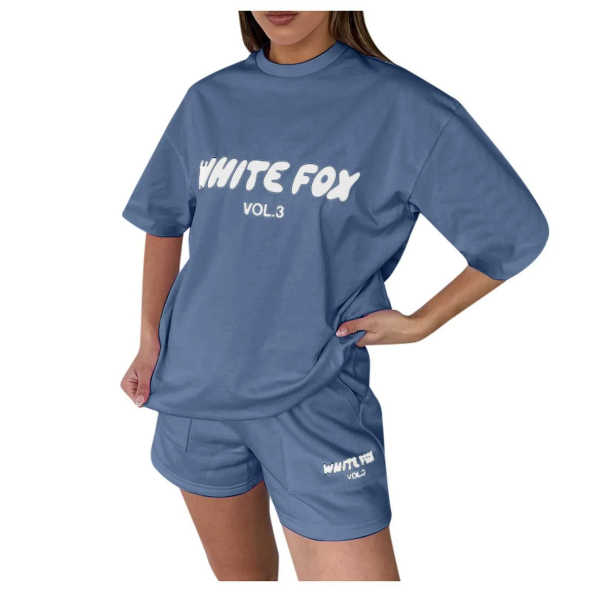 Sporty Casual Loose Printed T-Shirt and Shorts – Spring Perfect Chic Two-Piece Set for Women