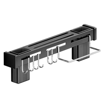 Stainless Steel Wall-Mounted Knife Holder – Space-Saving Kitchen Storage Rack