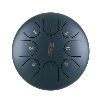Steel Tongue Drum -  6 Inch 8 Notes G Tune