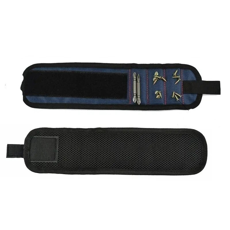 Strong Magnetic Wristband - Portable Tool For Screw, Nail, Nut, Bolt, and Drill Bit