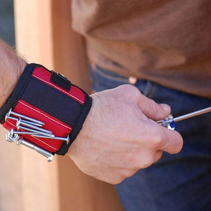Strong Magnetic Wristband - Portable Tool For Screw, Nail, Nut, Bolt, and Drill Bit