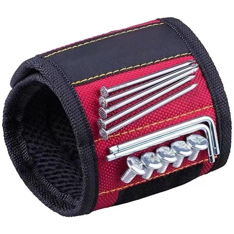 Strong Magnetic Wristband - Portable Tool For Screw, Nail, Nut, Bolt, and Drill Bit