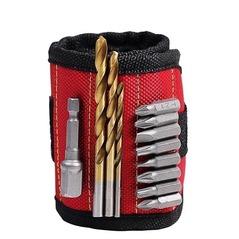 Strong Magnetic Wristband - Portable Tool For Screw, Nail, Nut, Bolt, and Drill Bit