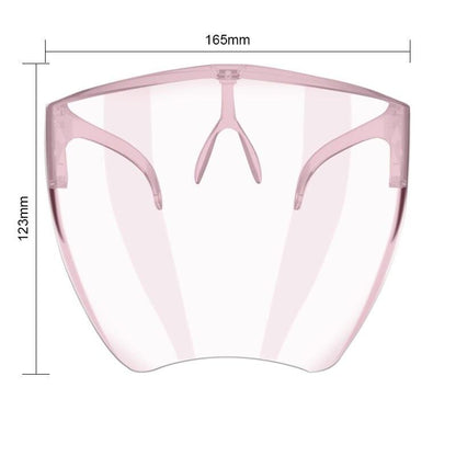 Face Shield - Transparent Glass Cover