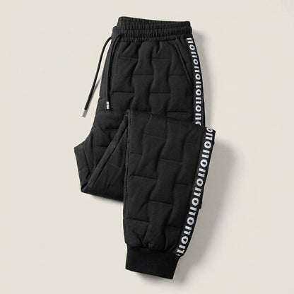 Winter Pants for Men – Fleece Lined or Quilted Puffer Thermal Joggers