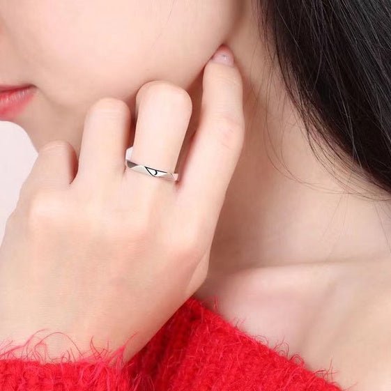 Sun and Moon Couple Rings - Couple Rings Set Promise Wedding Bands Men Women Jewelry Perfect for Valentine's Day