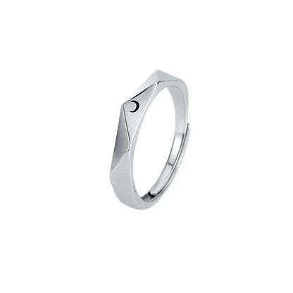 Sun and Moon Couple Rings - Couple Rings Set Promise Wedding Bands Men Women Jewelry Perfect for Valentine's Day