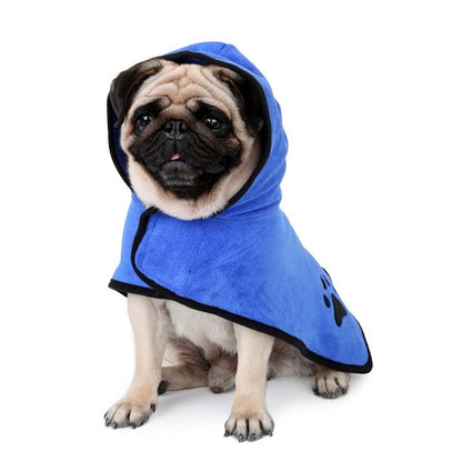 Super Absorent Pet Drying Towel Bathrobe