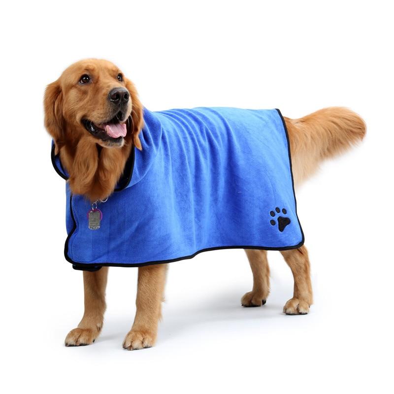 Super Absorent Pet Drying Towel Bathrobe