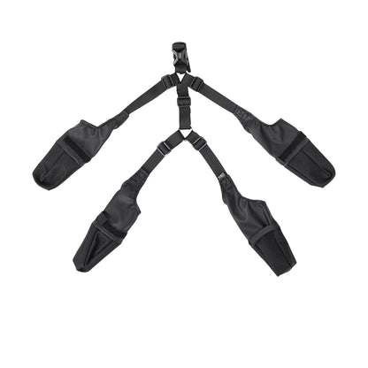 Suspender Dogs Boots - Waterproof Dog Shoes Adjustable Dog Boots Non Slip Breathable