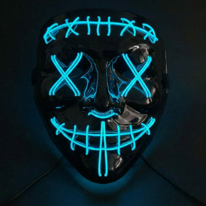 LED Halloween Mask - Light Up Mask for Festival & Cosplay