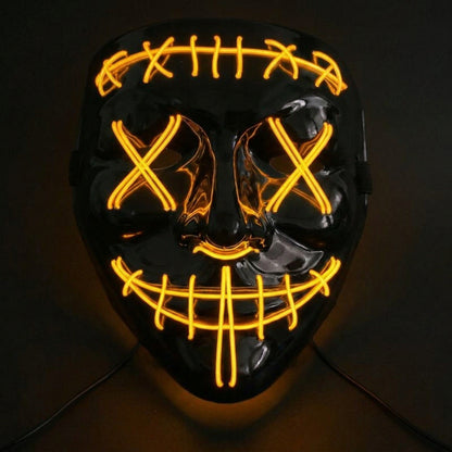 LED Halloween Mask - Light Up Mask for Festival & Cosplay