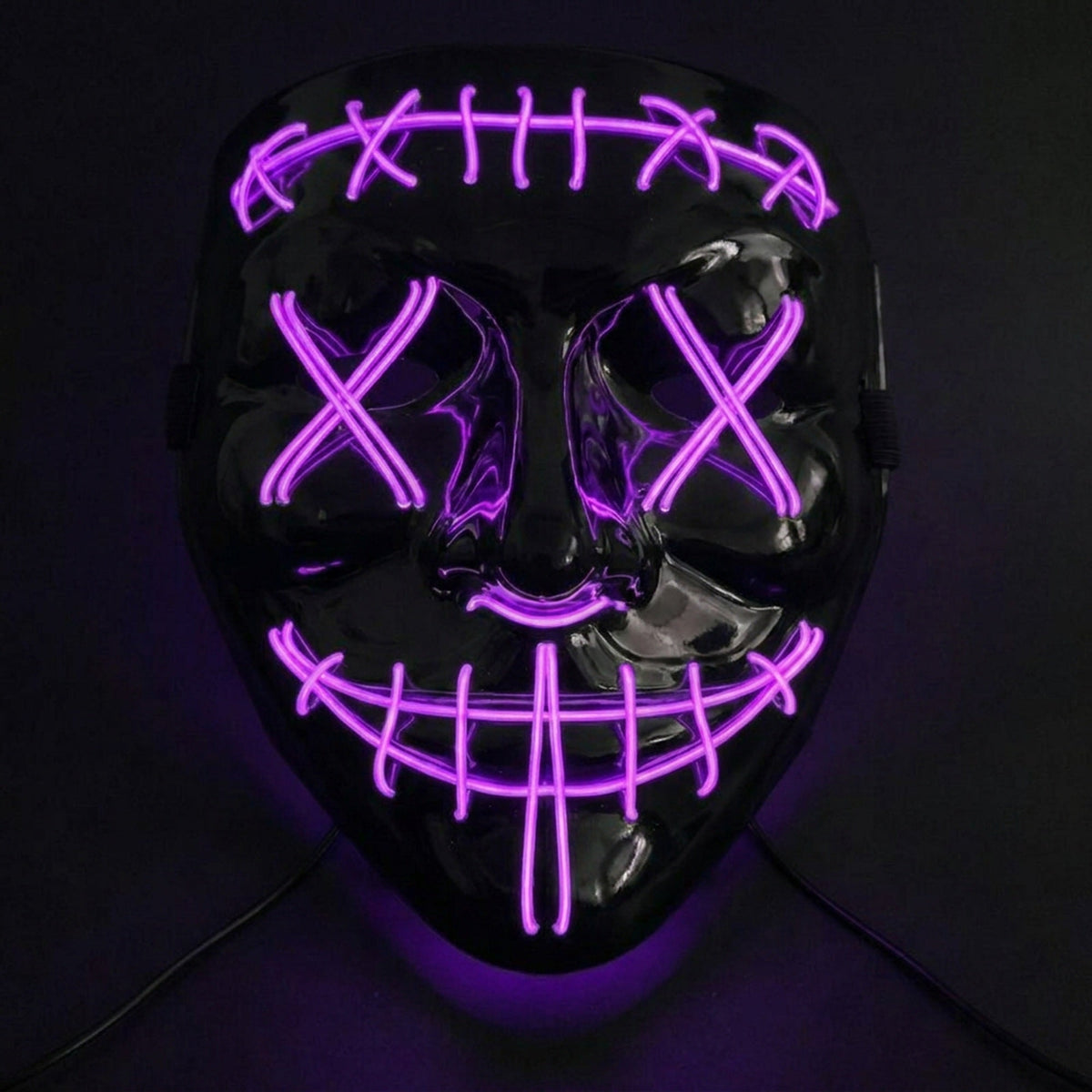 LED Halloween Mask - Light Up Mask for Festival & Cosplay