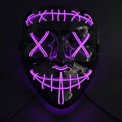 LED Halloween Mask - Light Up Mask for Festival & Cosplay