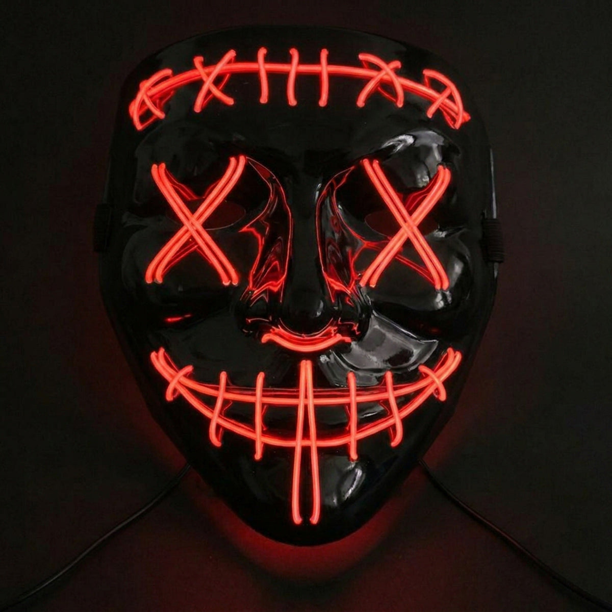 LED Halloween Mask - Light Up Mask for Festival & Cosplay