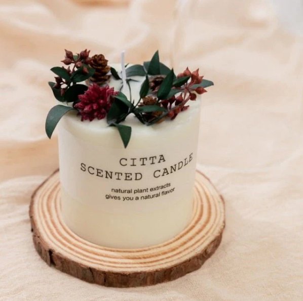 Sweet Candle - Soy Wax Romantic Aromatherapy Pillar Scented Candle