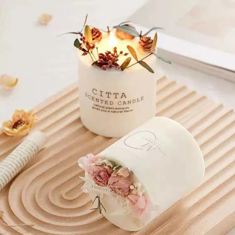 Sweet Candle - Soy Wax Romantic Aromatherapy Pillar Scented Candle