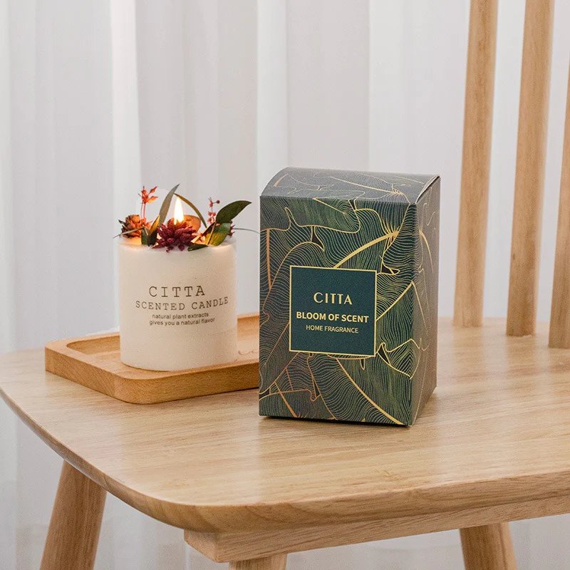 Sweet Candle - Soy Wax Romantic Aromatherapy Pillar Scented Candle