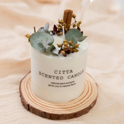 Sweet Candle - Soy Wax Romantic Aromatherapy Pillar Scented Candle