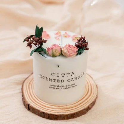 Sweet Candle - Soy Wax Romantic Aromatherapy Pillar Scented Candle