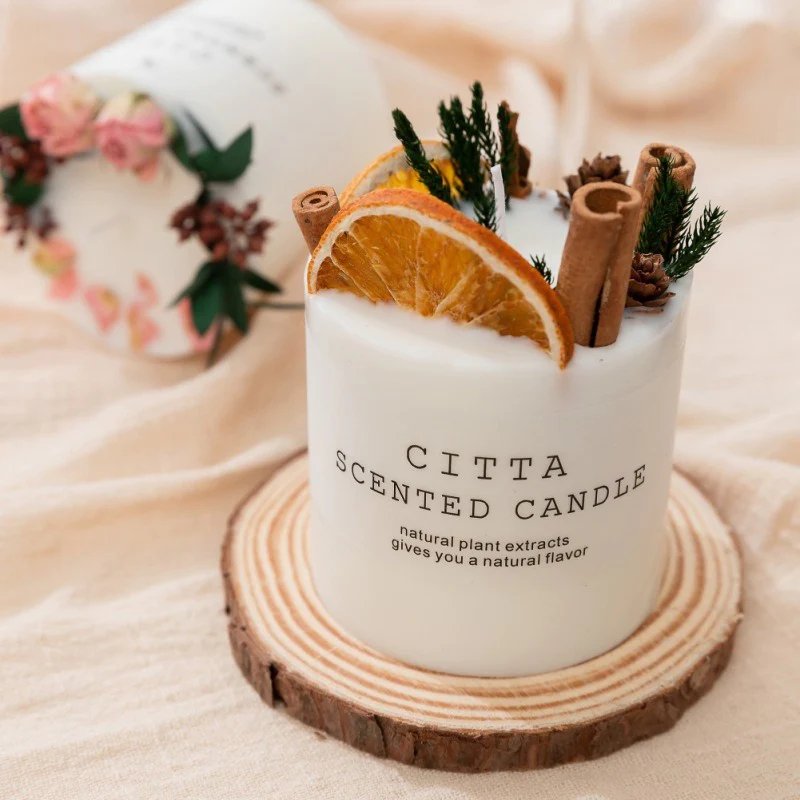 Sweet Candle - Soy Wax Romantic Aromatherapy Pillar Scented Candle