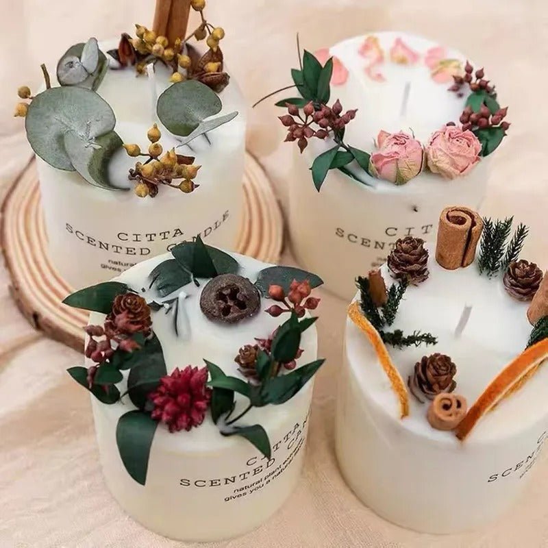 Sweet Candle - Soy Wax Romantic Aromatherapy Pillar Scented Candle