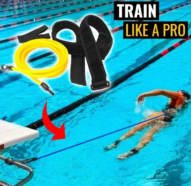 Swimming Resistance Band - Professional Simulation Swimming Exercise
