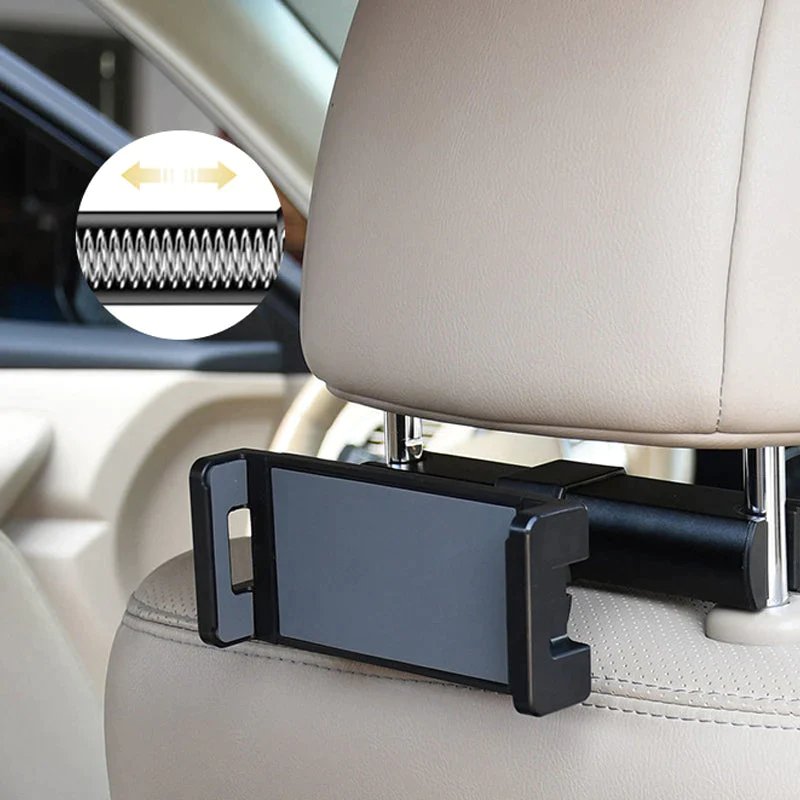 Telescopic Car Phone Holder -  4-12.9 inch Universal Phone Stand for iPhone iPad