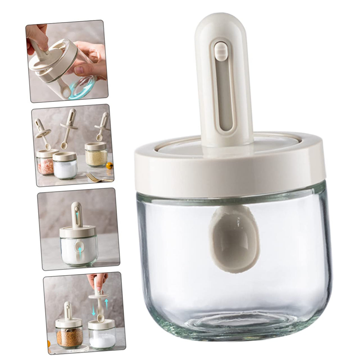 Telescopic Seasoning Bottle – Leak-Proof, Sealed Storage for Salt, Pepper, Sugar, and Seasonings, Perfect for Organized Kitchen