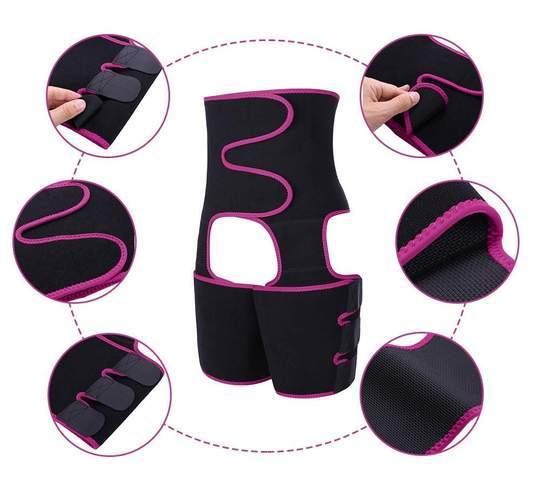 Women's 3-in-1 Neoprene Waist Trainer - Sculpt Your Waist & Booty Easily