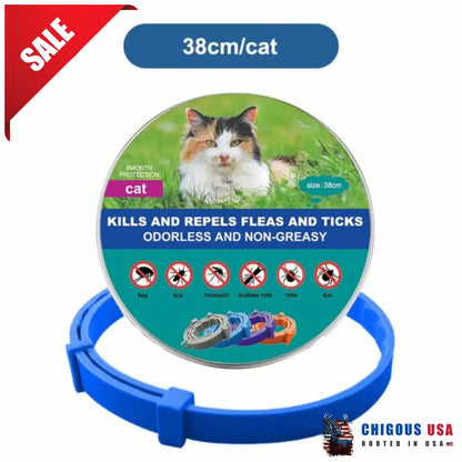 Thefurrlife 8 Months Flea And Tick Free Blue / Small (38Cm)